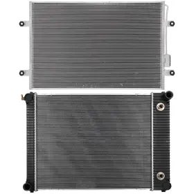 12769074 Goodypartsparts Radiator Ac Condenser Cooling For 2008-2009 Freightliner Business Class M2