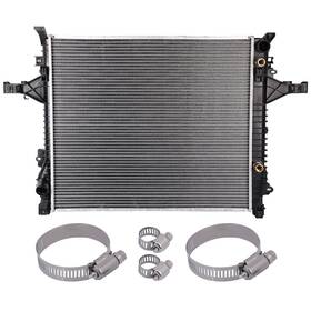 Goodypartsparts 12820436 Aluminum Radiator For Volvo Xc60 2010-2011 With Universal Oil Hose Clamps Kit