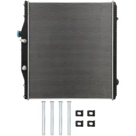 12856341 Goodypartsparts Aluminum Truck Radiator For 2010-2015 International Harvester 8600 Transtar