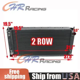 1831 Gpi Racing Aluminum Radiator For Ford F-150 F-250 Expedition 4.2 V6 4.6 V8 At 1997 1998