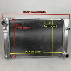 1989-991 Gpi Racing 1986-1991 944 2.5l/s2 3.0l L4 Radiator For Porsche Turbo 2.5l 1986-1989 1987 /s2 34 Inch W