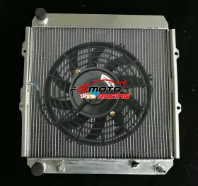 256rt854 Gpi Racing Alu Radiator And Fan For 90-93 Toyota Land Cruiser Lj70/71/73/77/78 2lte 2.4td At