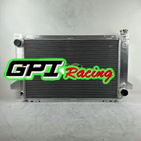 42ds2ss Gpi Racing 3row For 1985-1996 Ford F-100 F-150 F-250 F-350 4.9l L6 Engine Aluminum Radiator