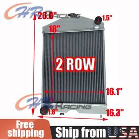 Gpi Racing 624339326145 Aluminum Radiator For Ford 2n/8n/9n Tractor With 305 5.0l V8 Engine 1928-1952