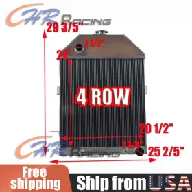 Gpi Racing 624339330913 For Ford Truck Pickup Chevy Configuration 4 Row Aluminum Radiator At 1941 41