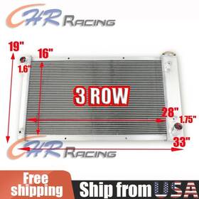 Gpi Racing 624339331354 3 Row Aluminum Radiator For Chevy C10 C/k C20 C30 Pick Up Truck At 1967-1972