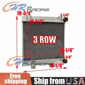 Gpi Racing 624339331590 Aluminum Radiator Fit Lamborghini Gallardo 2003-08 Spyder 2005-08 Left