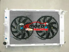 9zce9z Gpi Racing Aluminum Radiator Fans For Ford Mustang Gt Svt Cobra V8 4.6l 1997-2004 At