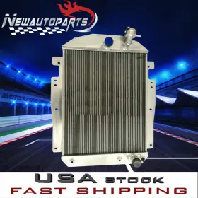 Kd3xe Gpi Racing 62mm Aluminum Radiator For 1937-1938 Chevy/gmc Pickup/truck With Small Block V8 At