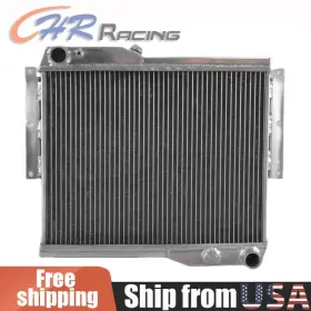 Nrp1059 Gpi Racing Aluminum Radiator For 1973 1974 1975 1976 Mg Mgb Gt Couple V8 3.5l Mt