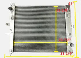 Sbr2190 Gpi Racing Radiator For Mercedes-benz 1998-2003 Ml320 1999-2001 Ml430 2002-2005 Ml500 At