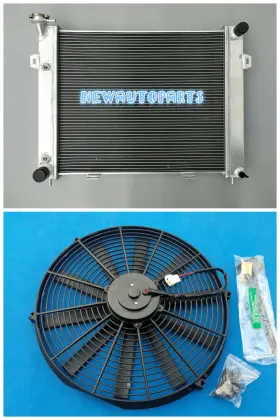 Tg3tg Gpi Racing Aluminum Radiator Fan For Jeep Grand Cherokee 4.0l L6 At Mt 1993-1997 94 95 96