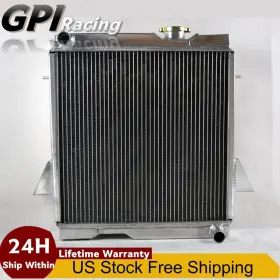 Tr250 Gpi Racing 2.5l 3 Row Aluminum Radiator For 1969 1970 1971 1972 1973 1974 Triumph Tr6