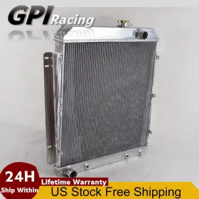 Radiator-603 Gpi 3 Row Aluminum Radiator For 1954-1956 Buick Special/roadmaster/century/super V8