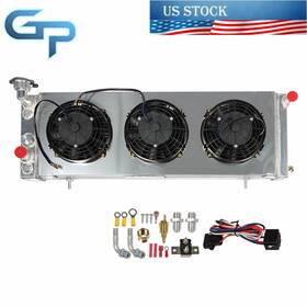 Greatparts Gre137490 Aluminum Radiator Shroud Fan Relay Kit For Jeep Cherokee Xj Comanche 1991-2001