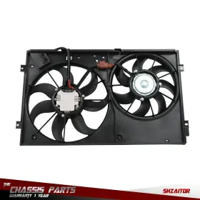 Ie377676es Handdo Radiator Cooling Fan Assembly For Volkswagen Golf Jetta Rabbit Beetle 2.0l 2.5l