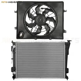 10382719 Higher-autoparts For 2011-2013 Kia Optima Engine Radiator And Cooling Fan Kit