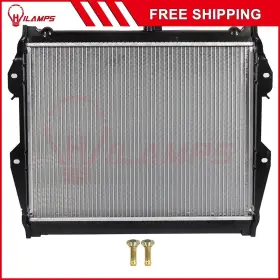 10871893 Hilamps For 1984-1995 Toyota Pickup 2.4l L4 Fits Cu945 Aluminum Radiator Replacement
