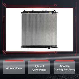 Hilamps 10872661 For 03 04 05 06 Kia Sorento 3.5l V6 Cu2585 New Aluminum Radiator Replacement