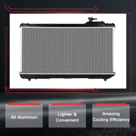 11379625 Hilamps For 1996 1997 Toyota Rav4 2.0l L4 Cu1859 Downflow Aluminum Radiator Replacement