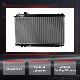 11379925 Hilamps For 2003 04 05 2006 350z 3.5l V6 Fast Free Shipping Cu2576 Aluminum Radiator