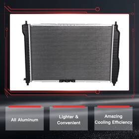 Hilamps 11380274 For 04-09 Chevrolet Aveo Pontiac G3 Wave Suzuki Swift Cu2873 Aluminum Radiator