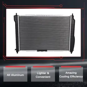 11380274 Hilamps For 04-09 Chevrolet Aveo Pontiac G3 Wave Suzuki Swift Cu2873 Aluminum Radiator
