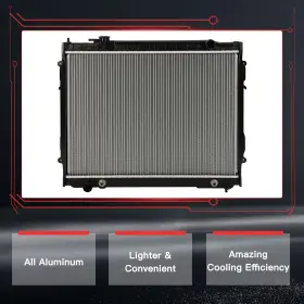 11380387 Hilamps For 1995-2004 Toyota Tacoma 2.4l 2.7l 3.4l 4-door 2-door Aluminum Radiator
