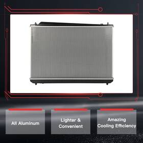 Hilamps 11380419 For 1998-2003 Toyota Sienna 3.0l 5-door 4-door Replacement Aluminum Radiator