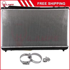 12783180 Hilamps For 00-04 Toyota Avalon 3.0l With Universal Oil Hose Clamps Kit Cu2325 Radiator