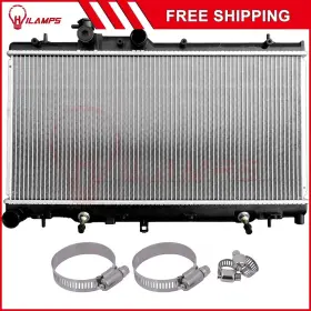 12783212 Hilamps For 03 04 Subaru Baja Legacy Outback With Universal Oil Hose Clamps Kit Radiator