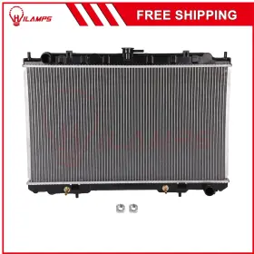 12824107 Hilamps For 2002-2004 Infiniti I30 I35 00-03 Nissan Maxima 3.5l V6 Aluminum Radiator