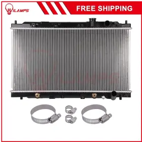 12824209 Hilamps For 94-01 Acura Integra 1.8l With Universal Oil Hose Clamps Kit Cu1741 Radiator