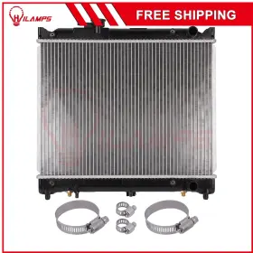 12824212 Hilamps For 98 Chevrolet Tracker 96 97 Geo With Oil Hose Clamps Kit Radiator