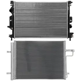 13527563 Hilamps Ac Condenser Cooling Kit And Aluminum Radiator For 2013-2016 2017 2018 Ford C-max 13527563 Hilamps Ac Condenser Cooling Kit And Aluminum Radiator For 2013-2016 2017 2018 Ford C-max