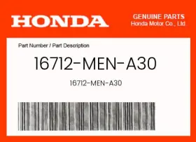 16712-men-a30 Honda Genuine O-ring 2.4x88.4 -