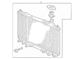 19010-pmp-a62 Honda Genuine Radiator