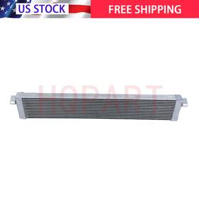 Hqpart Sm126026 For 2016 - 2021 Mercedes Benz C63 Amg W205 C205 Aluminum Oil Cooler Radiator