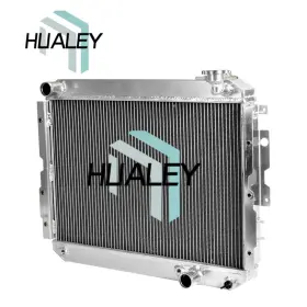 An67305-1 Hualey 3row Aluminum Radiator Fits 1981-1990 Toyota Land Cruiser Fj65 Fj60 4.0l 4.2l L6