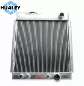 Hualey Cc259 3 Rows Aluminum Radiator For 1964-66 Ford Mustang 60-65 Falcon/ranchero/comet At