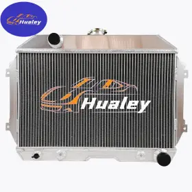 Cold-cc110ch Hualey 3 Row Aluminum Radiator For 1970 71 72 1973 Datsun 240z Chevy Conversion
