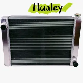 Dr-un22-ch Hualey 3 Row Universal Crossflow 22 Inch Core Radiator Chevy Config #un22-ch