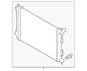 Hyundai 25310-3x650 Genuine Radiator Assembly