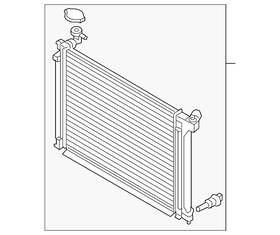 Hyundai 25310-c2000 Genuine Radiator