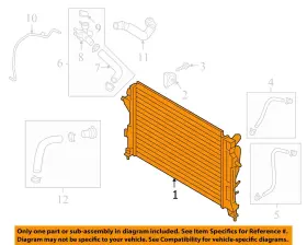 25310j9910 Hyundai Oem 22-23 Kona Electric Radiator Components-radiator Assy