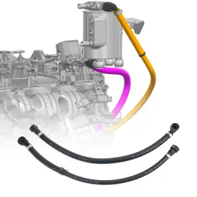 Iag-hse-f7902 Iag Performance 2.3l Aos Hoses For Early 2021 Ford Bronco