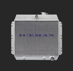 Iceman Ic4954 3 Row Aluminum Radiator For 1949 50 51 52 53 54 Chevy Bel Air Fleetline Sedan V8