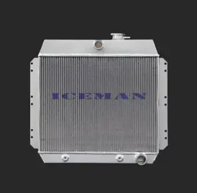 Ic4954 Iceman 3 Row Aluminum Radiator For 1949 50 51 52 53 54 Chevy Bel Air Fleetline Sedan V8