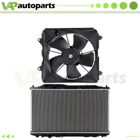 Ig837435co Ignition Aluminum Radiator And Cooling Fan Kit For 2006 2007-2011 Honda Civic