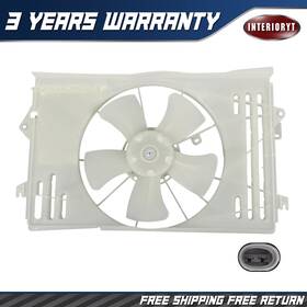 Interioryt 16711-0d072 163630d100 Radiator Cooling Motor Fan For Toyota Corolla Matrix Vibe 2003-2008